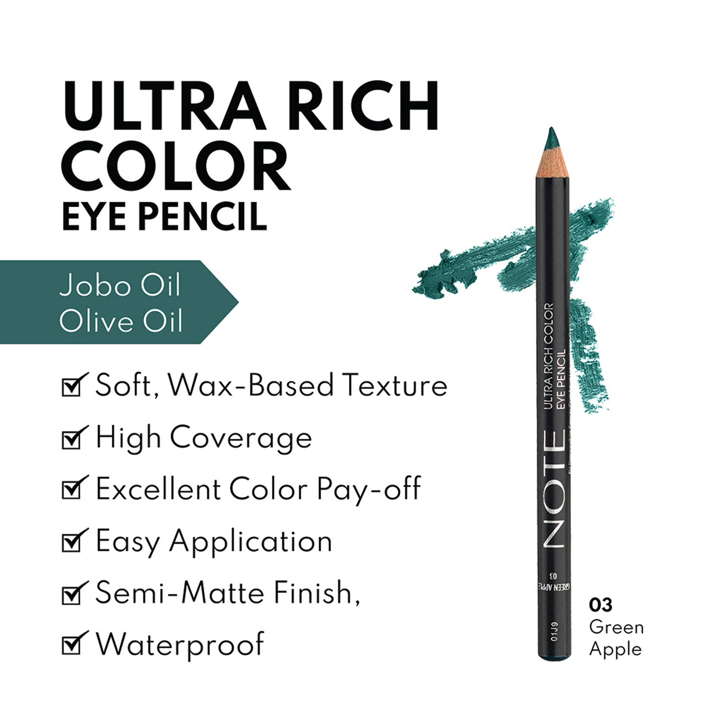 Note Cosmetique Ultra Rich Color Eye Pencil - 3
