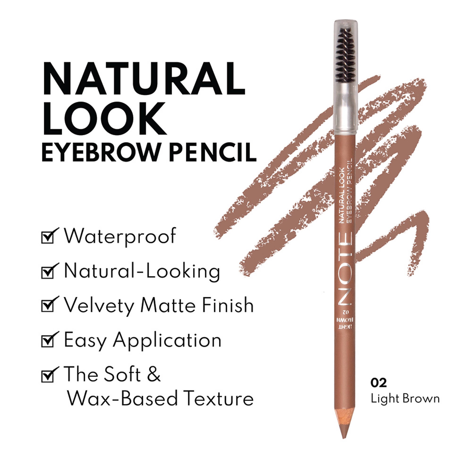 Note Cosmetique Natural Look Eyebrow Pencil - 2