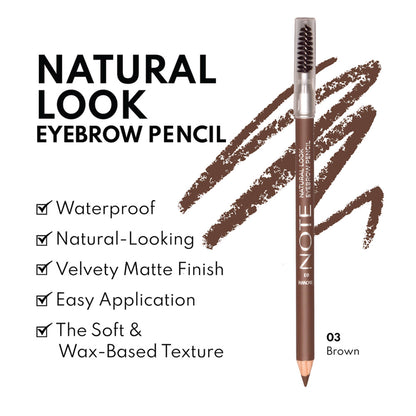 Note Cosmetique Natural Look Eyebrow Pencil - 3