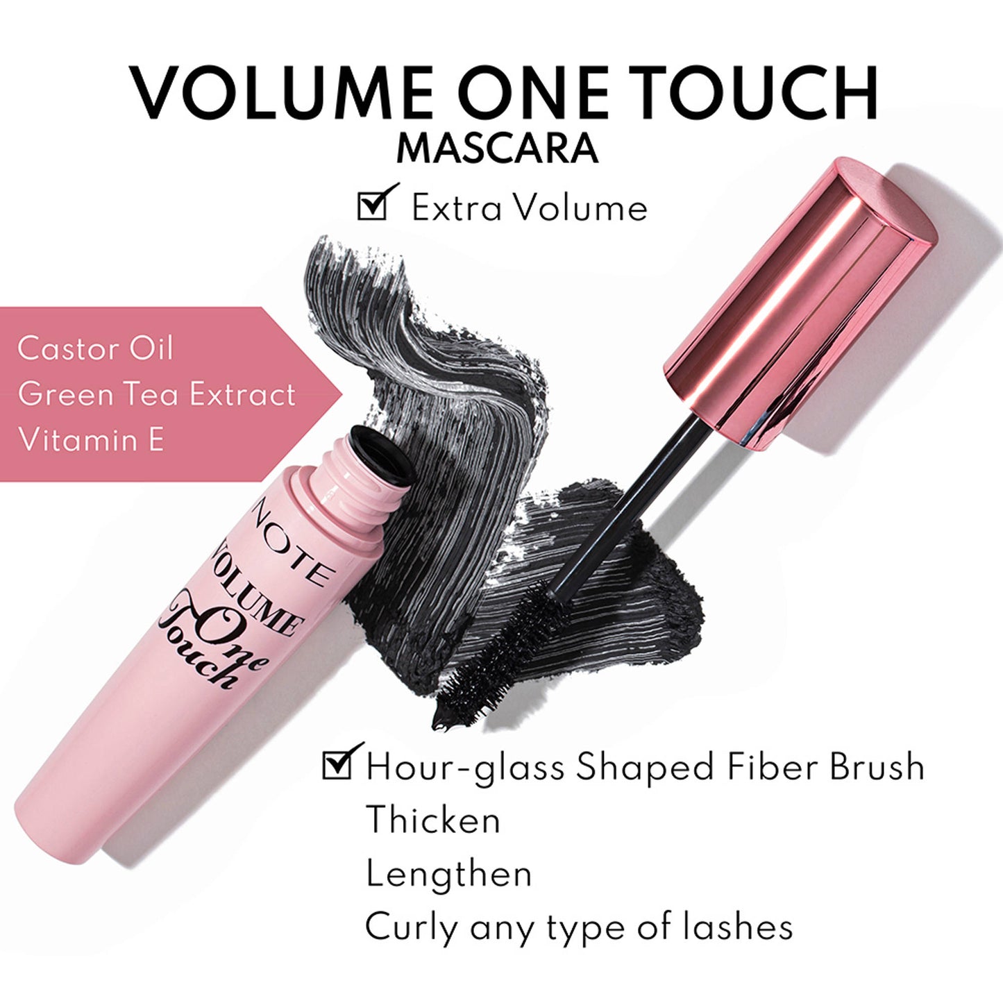 Note Volume One Touch Mascara