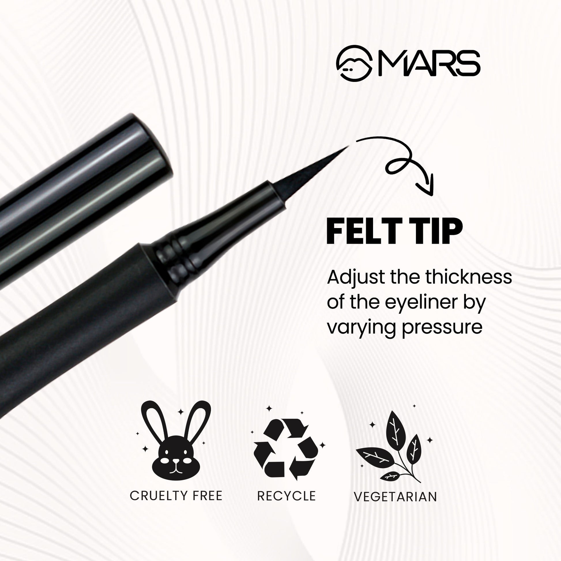 MARS Liquid Pen Eyeliner - Black