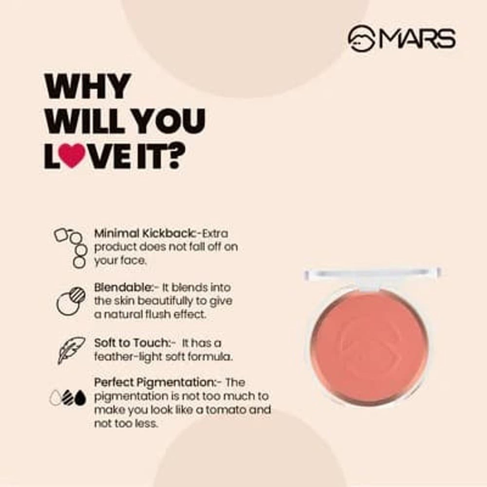 MARS Flush Of Love Face Blusher - 8