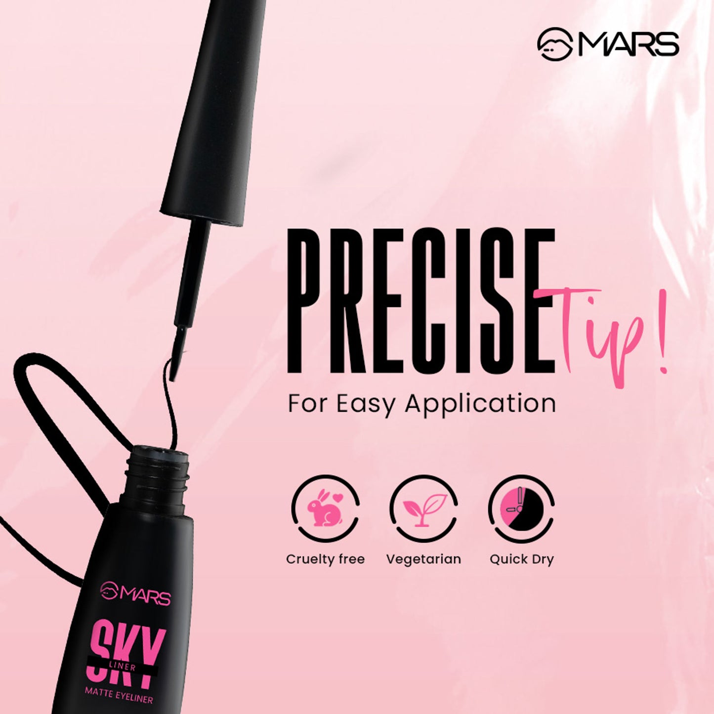 MARS Sky Liner Liquid Black Eyeliner
