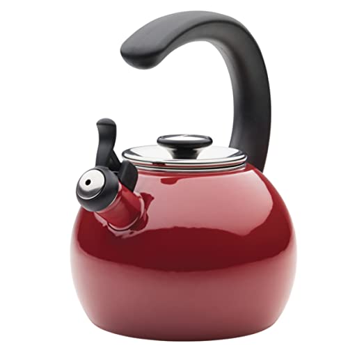 Circulon Enamel On Steel Whistling Tea Kettle