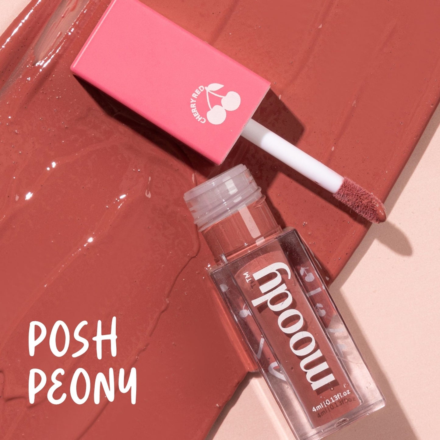 Moody Drip Matte Liquid Lipstick - Posh Peony