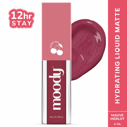 Moody Drip Matte Liquid Lipstick - Mauve Merlot