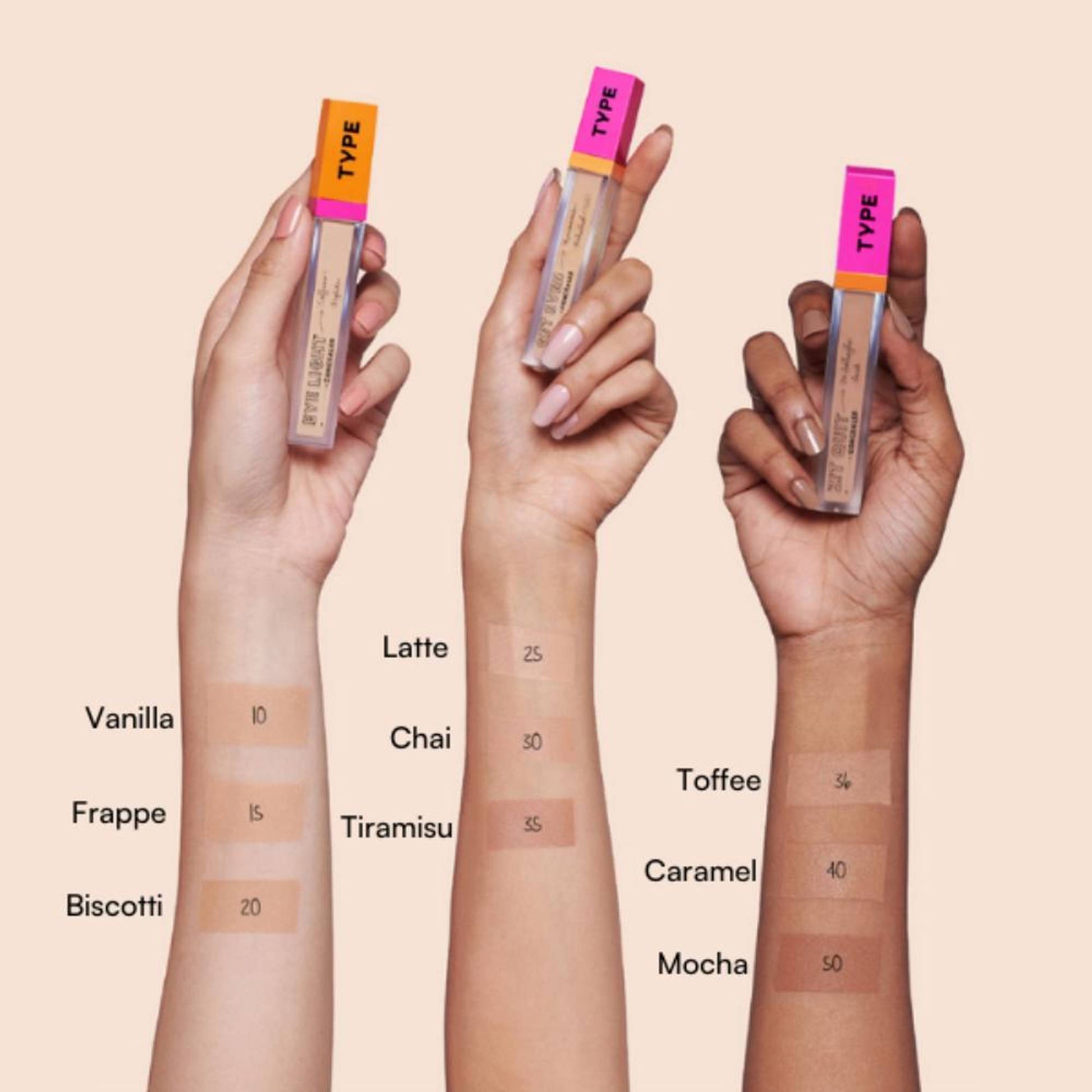 TYPE Beauty Get Even Serum Concealer - 20 Biscotti