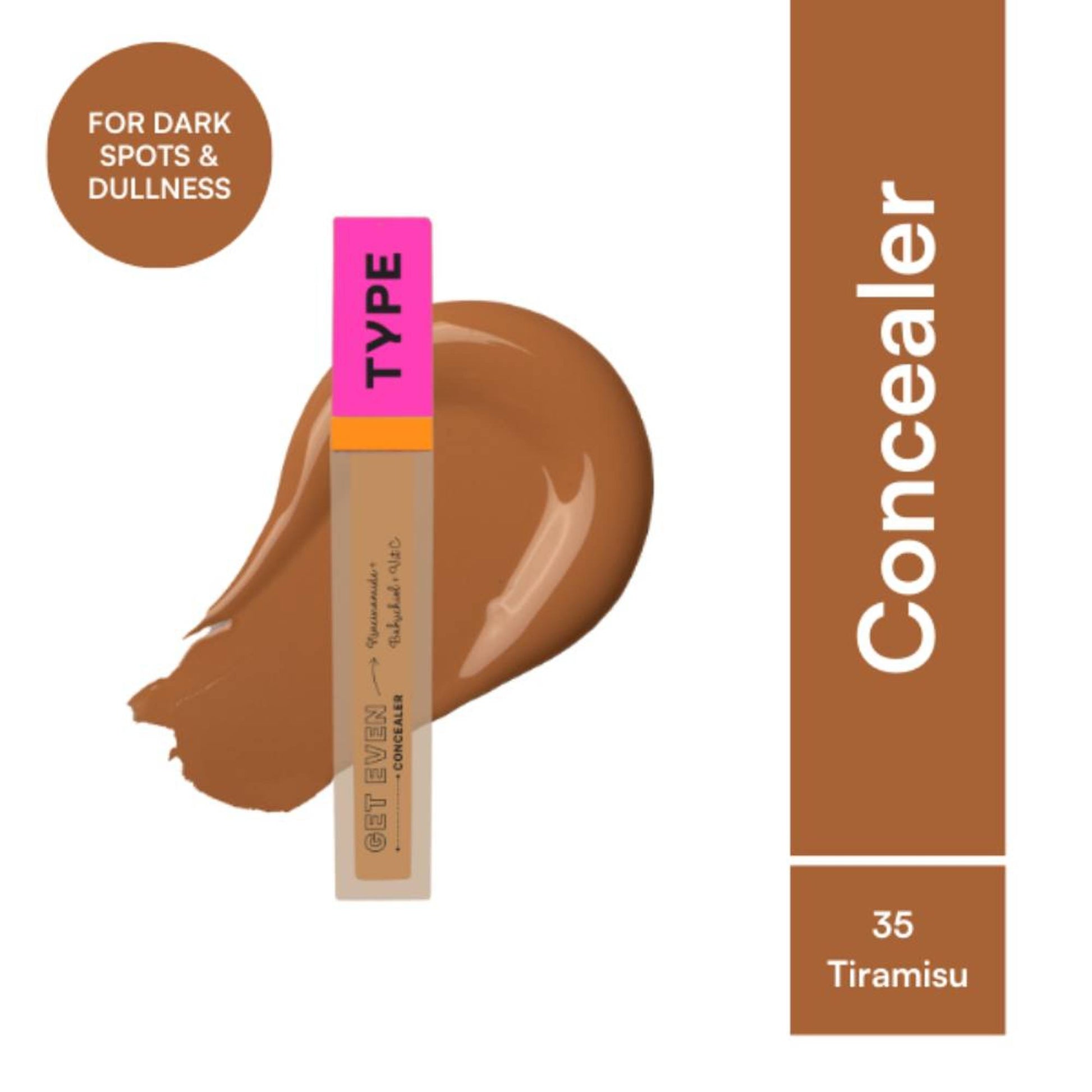 TYPE Beauty Get Even Serum Concealer - 35 Tiramisu