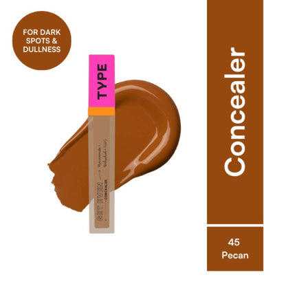 TYPE Beauty Get Even Serum Concealer - 45 Pecan