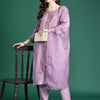 Dhiyona IE Floral Embroidered Kurta with Trousers & Dupatta