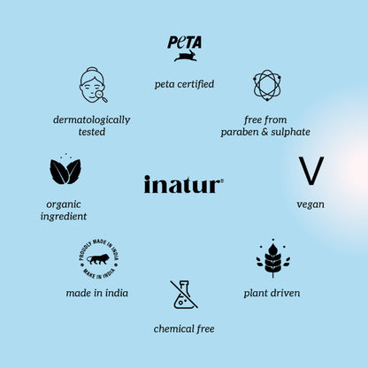 inatur Collagen Face Serum with Peptides, Anti-Aging, Boosts Elasticity, Firms Skin & Restores Glow