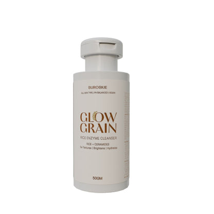 SUROSKIE Glow Grain Rice Enzyme Cleanser For Glowing & Hydrated Skin