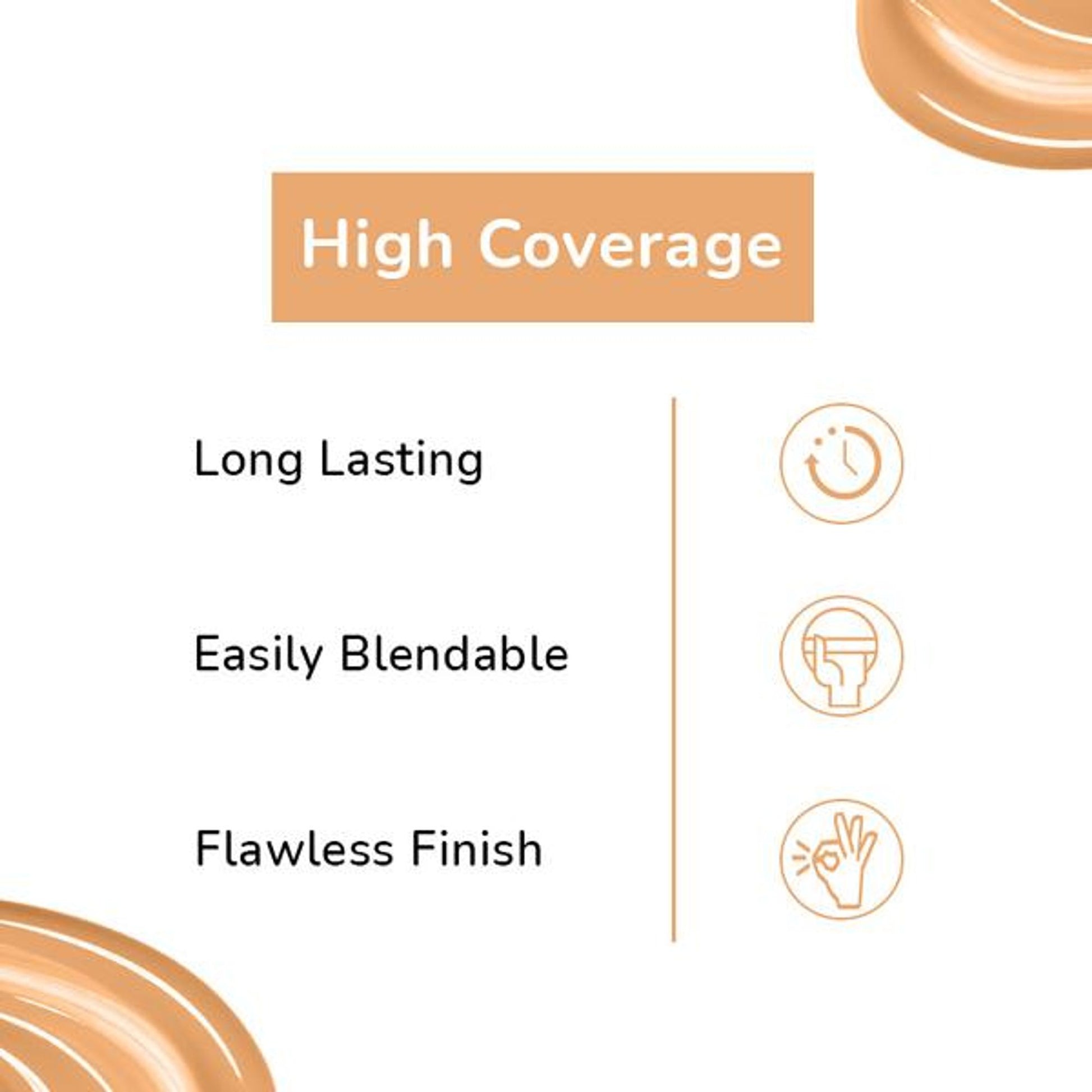 Matt look High Coverage Waterproof Oil Free Matte SPF 25 Foundation - Beige