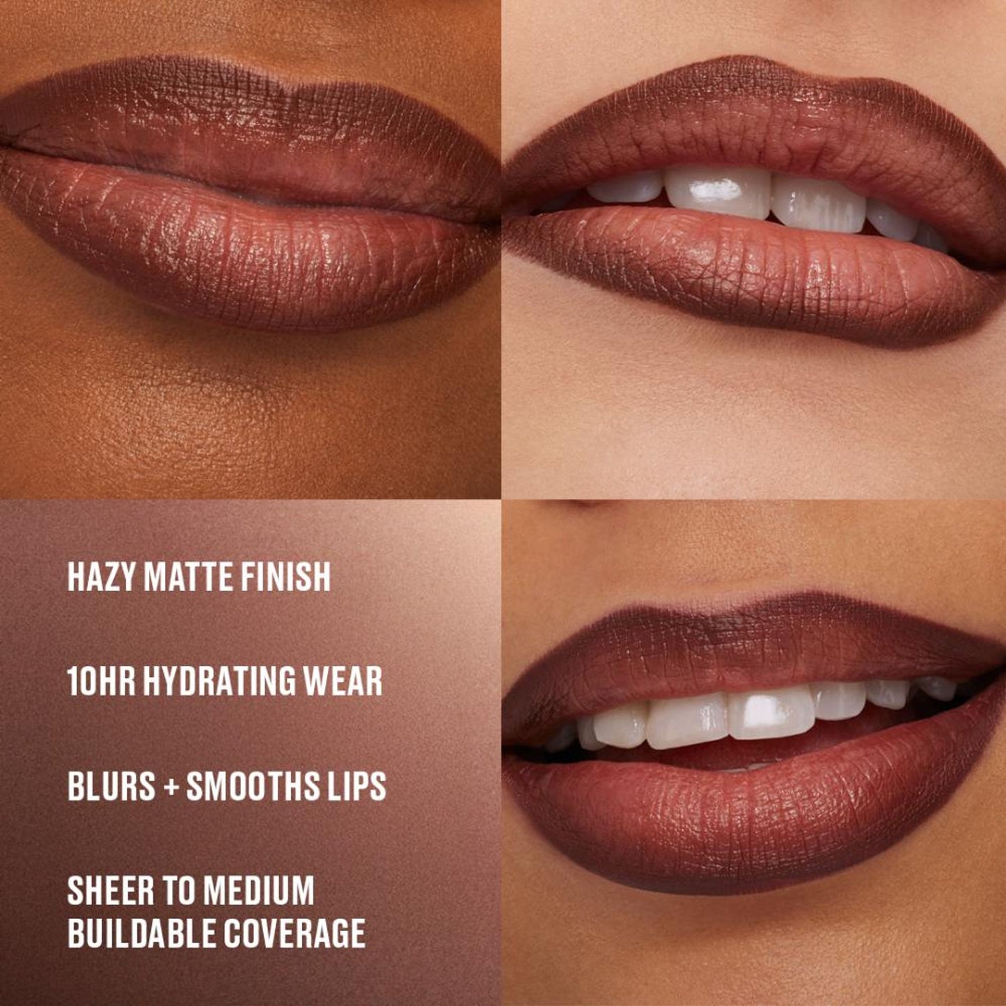 M.A.C Powder Kiss Hazy Matte Lipstick - Chestnut