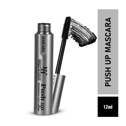 Half N Half Volume Glamour Mascara Push Up Waterproof & Long Lasting Black