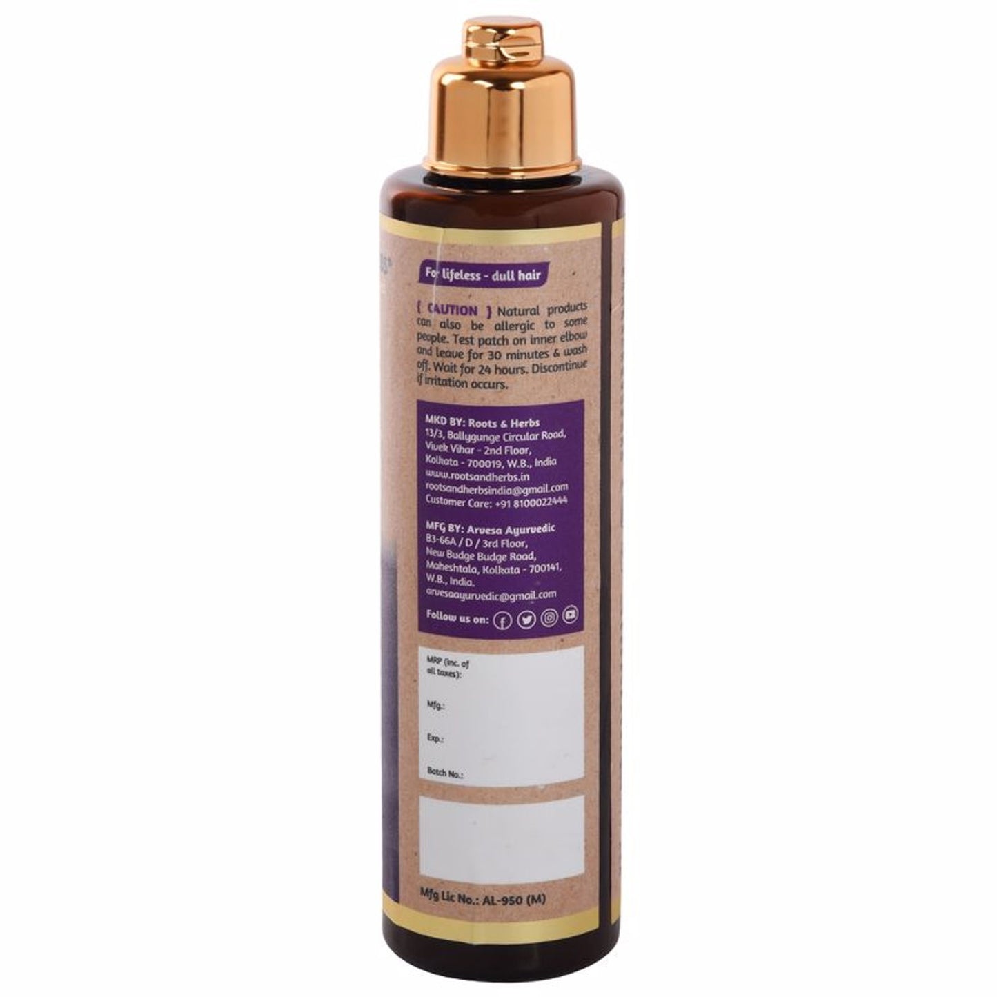 Roots & Herbs Voluminising Jatamansi Hair Cleanser