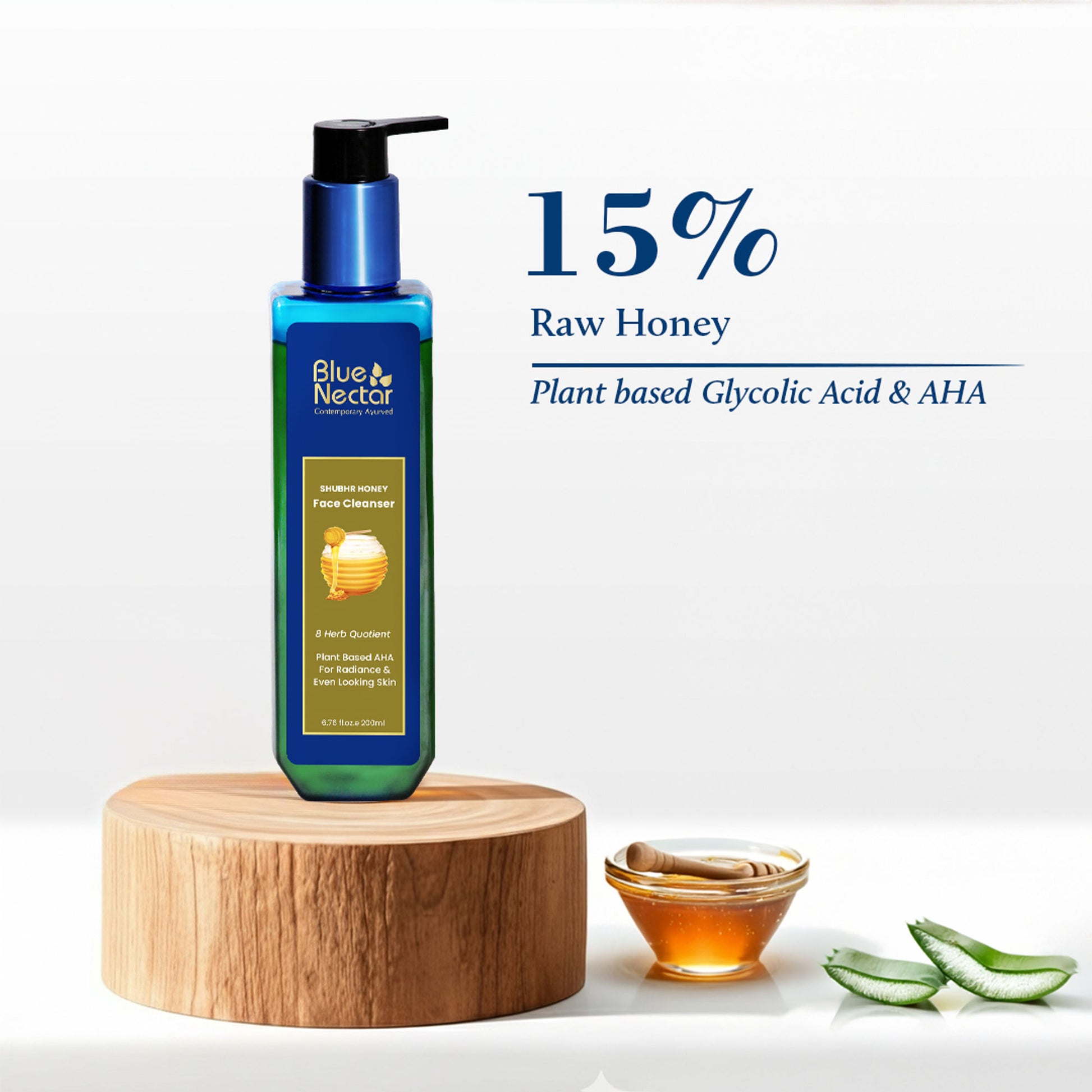 Blue Nectar Ayurvedic Shubhr Radiance Honey Cleanser