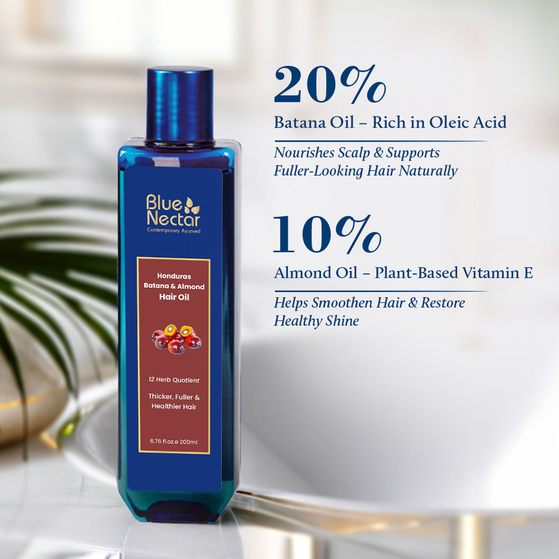 Blue Nectar Batana & Almond Hair Oil