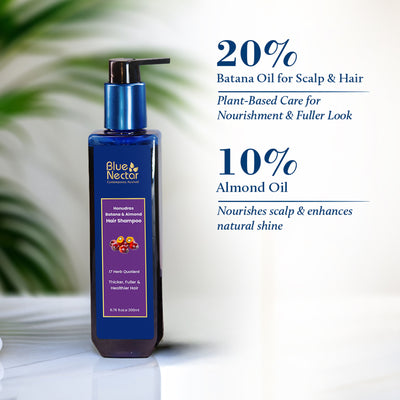 Blue Nectar Batana & Almond Hair Shampoo