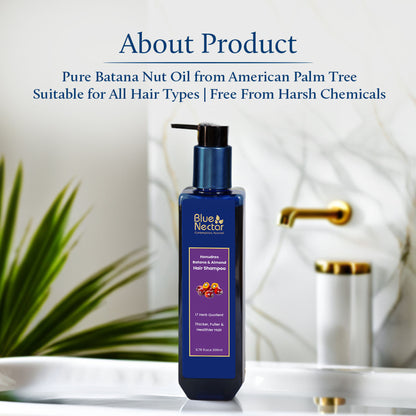 Blue Nectar Batana & Almond Hair Shampoo