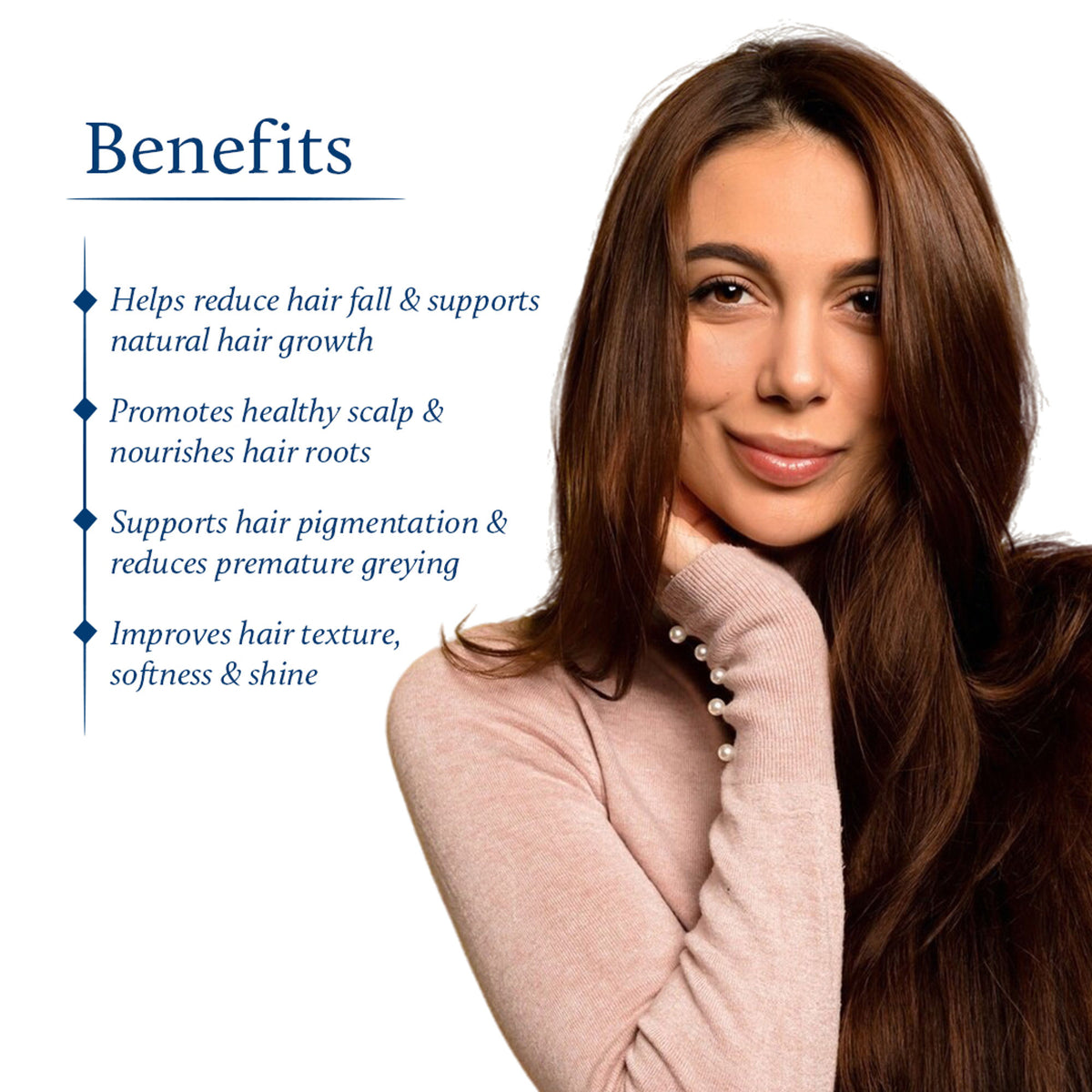 Blue Nectar Briganantadi Hair Tonic with Almond Rosemary Oil for Hair Growth