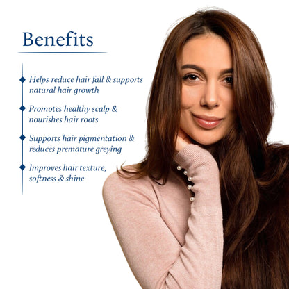 Blue Nectar Briganantadi Hair Tonic with Almond Rosemary Oil for Hair Growth