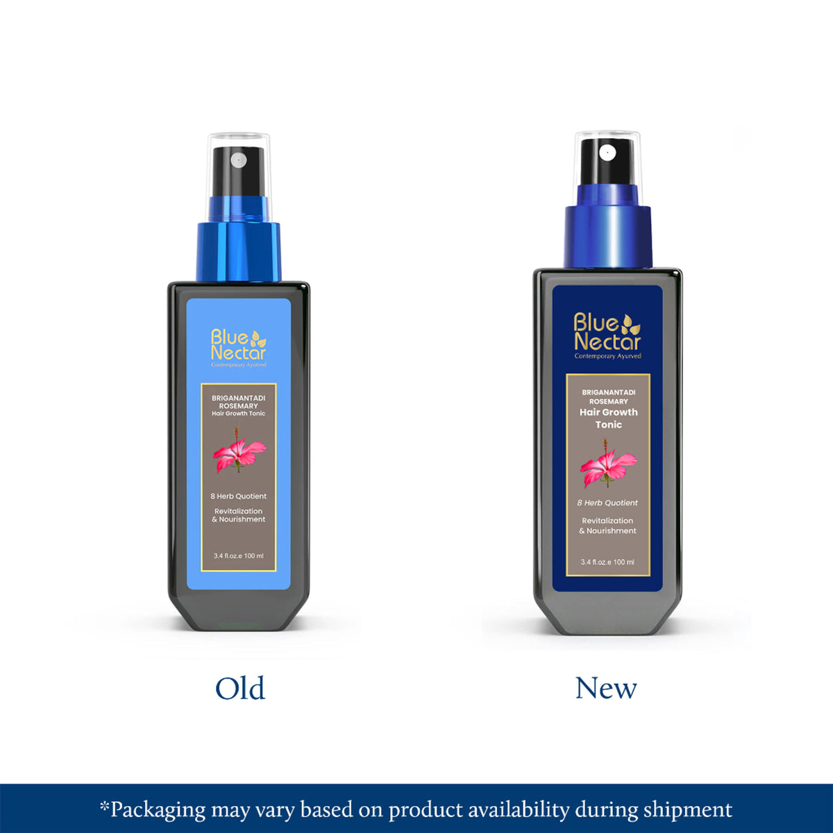 Blue Nectar Briganantadi Hair Tonic with Almond Rosemary Oil for Hair Growth