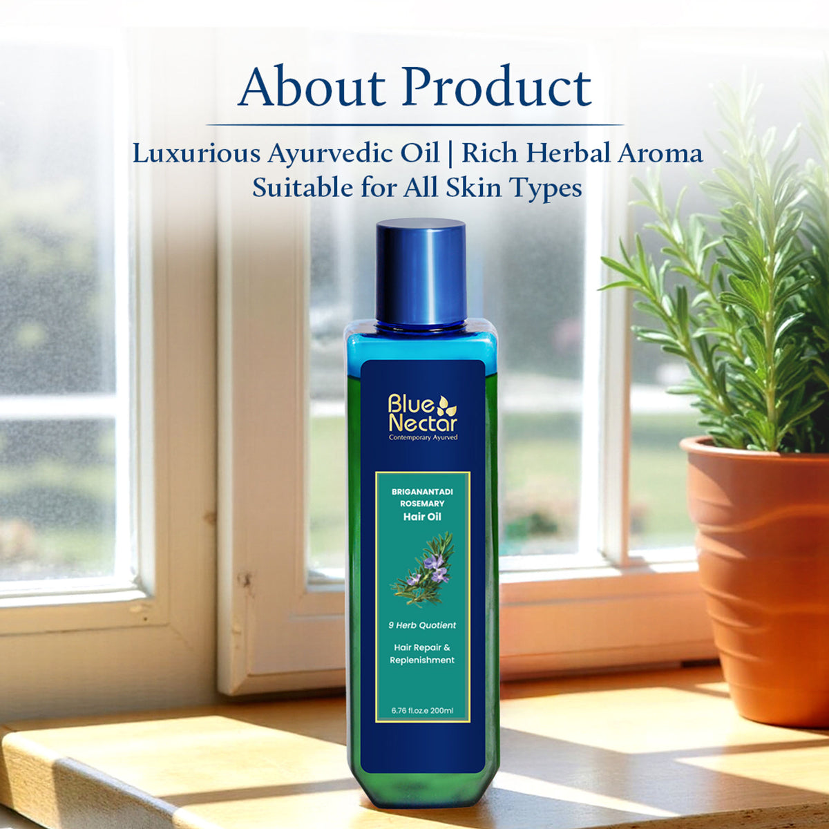 Blue Nectar Briganantadi Hair Repair & Treatment Hair Oil