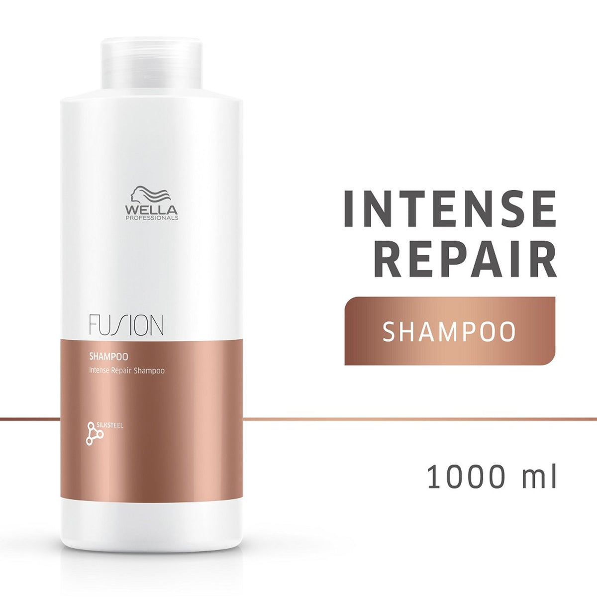 Wella Professionals Fusion Intense Repair Shampoo for Frizzy and Dry, Damaged Hair