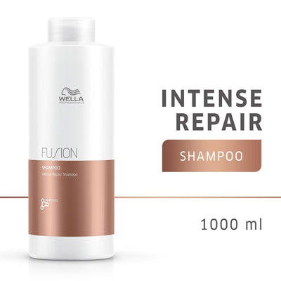 Wella Professionals Fusion Intense Repair Shampoo for Frizzy and Dry, Damaged Hair