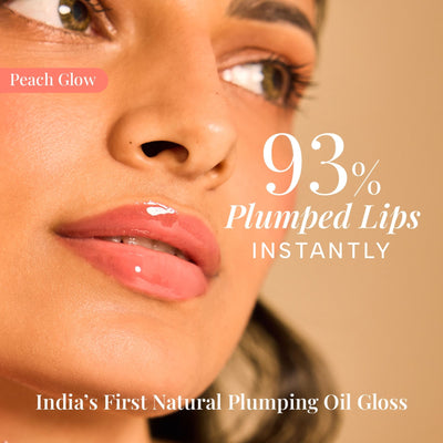RAS Luxury Oils Super Plump Maximizing Lip Oil Gloss - Peach Glow