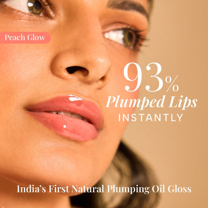 RAS Luxury Oils Super Plump Maximizing Lip Oil Gloss - Peach Glow