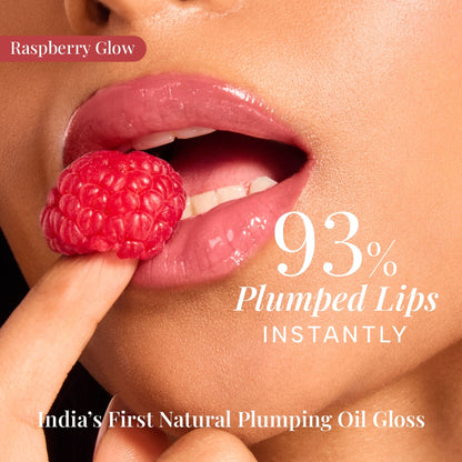 RAS Luxury Oils Super Plump Maximizing Lip Oil Gloss - Raspberry Glow