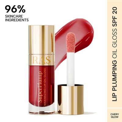 RAS Luxury Oils Super Plump Maximizing Lip Oil Gloss - Cherry Glow