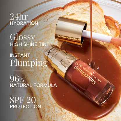 RAS Luxury Oils Super Plump Maximizing Lip Oil Gloss - Hazelnut Glow