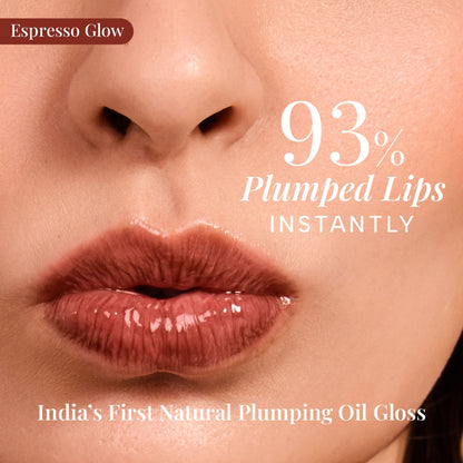 RAS Luxury Oils Super Plump Maximizing Lip Oil Gloss - Espresso Glow