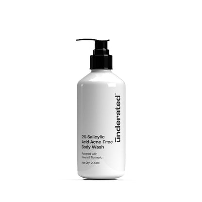 Underated Salicylic Acid 2% Acne Free Body Wash