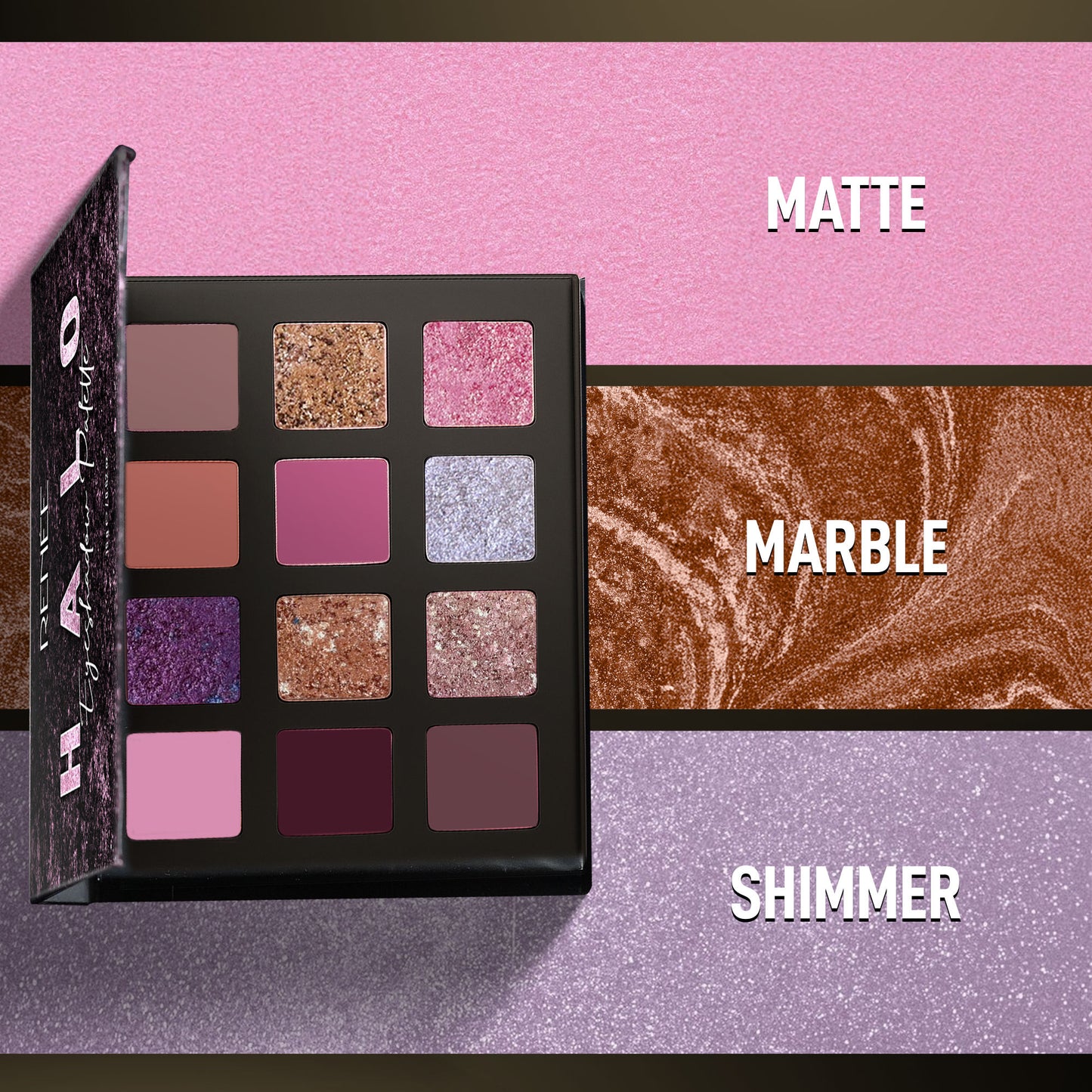 Renee Cosmetics Halo Eyeshadow Palette - Pinks