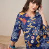 Dhiyona IE Women Floral Printed Regular Pure Cotton Kurta with Trousers