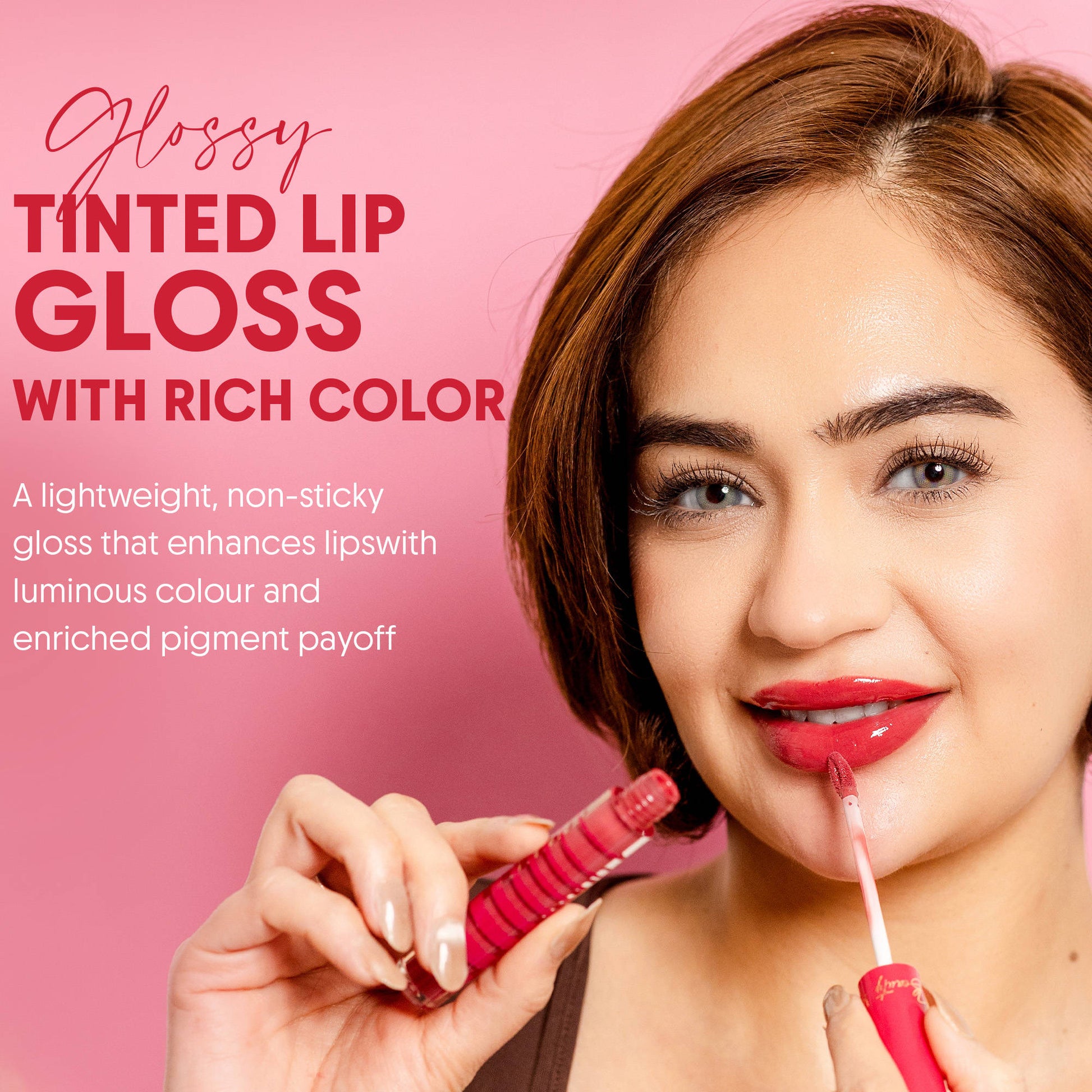 Parul Garg Beauty High Shine Nourishing Tinted Lip Gloss with SPF 20 - Pack of 4