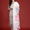 Dhiyona IE Ethnic Motifs Embroidered Thread Work Kurta With Trousers & Dupatta