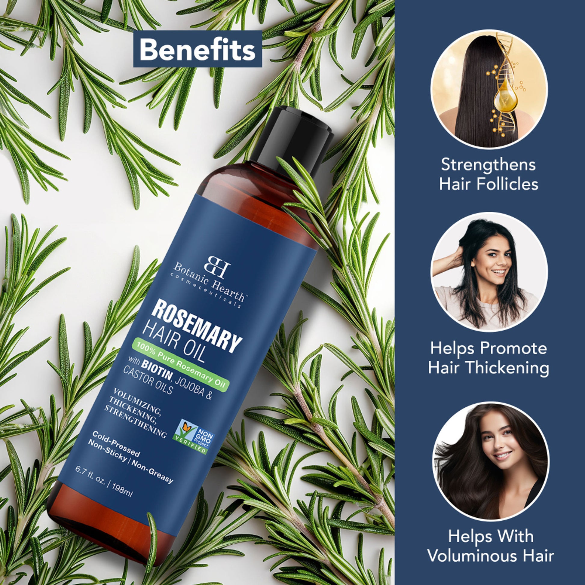 Botanic Hearth 100% Pure Rosemary Hair Oil