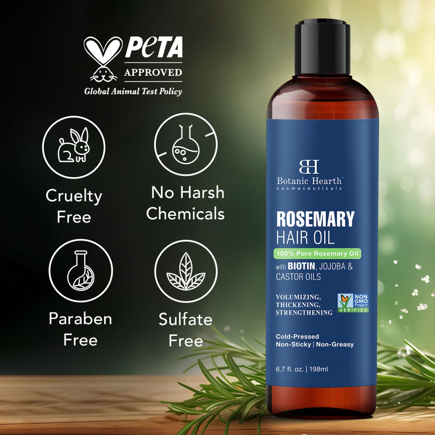 Botanic Hearth 100% Pure Rosemary Hair Oil