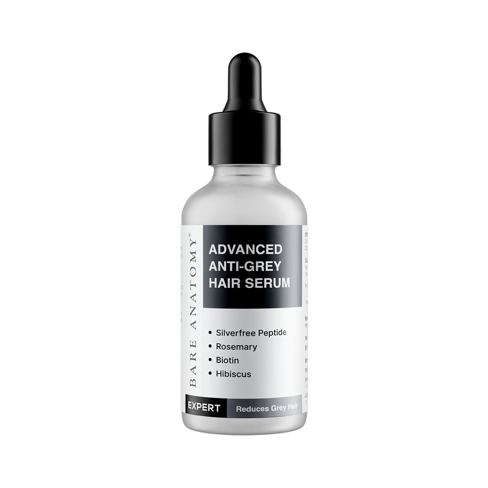Bare Anatomy Advanced Anti-Grey Serum , Reduces Hair & Beard Greying, Non-Sticky, Odorless