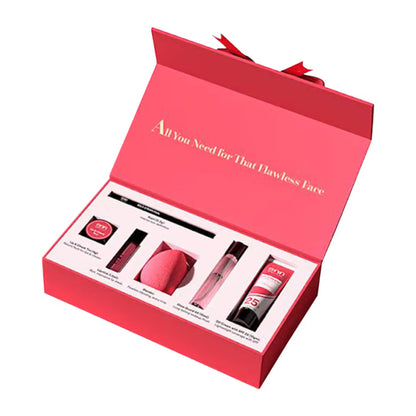 ENN The Glam Edit Makeup Kit, DD Cream, Kajal, Lipstick, Tint, 4-in-1 Mist & Blender Gift Set