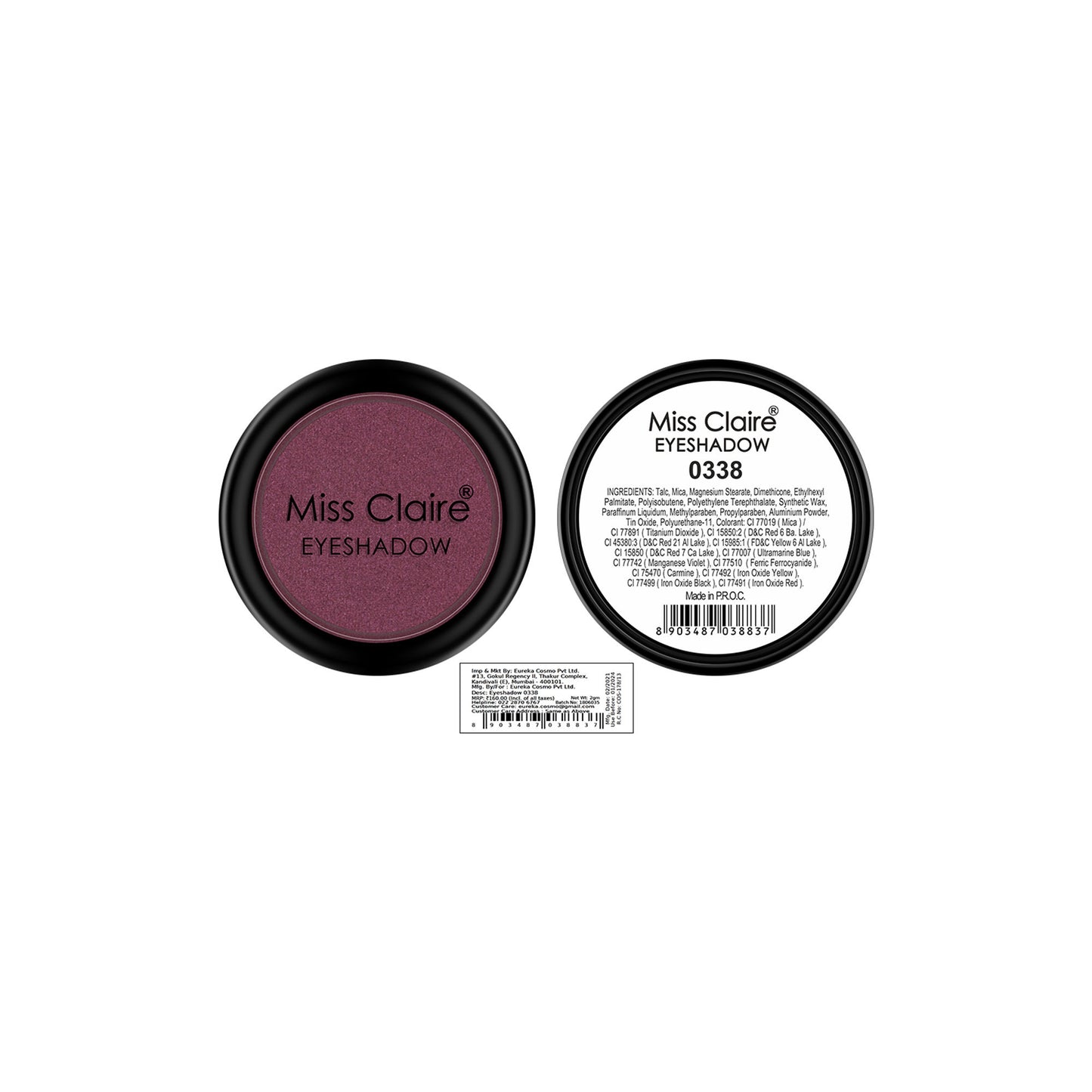 Miss Claire Single Eyeshadow - 338