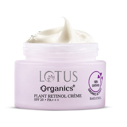Lotus Organics + Bakuchiol Plant Retinol Creme SPF 20 PA +++