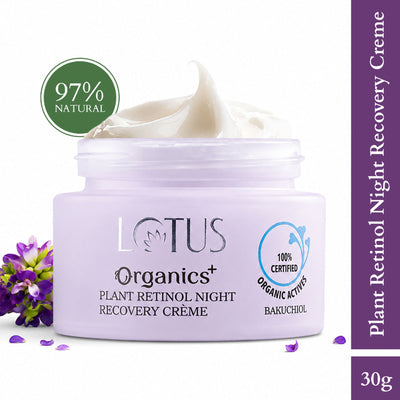 Lotus Organics+ Bakuchiol Plant Retinol Recovery Night Cream