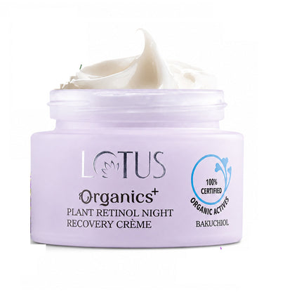 Lotus Organics+ Bakuchiol Plant Retinol Recovery Night Cream