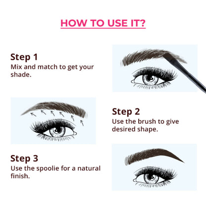 Nykaa Wow My Brow Eyebrow Palette - Chamber Of Secrets
